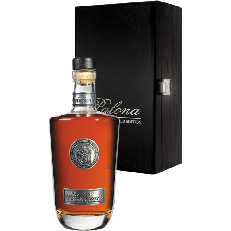 Wódka Palona Pułkownika Boruty Skrzynia 52% 0,7L.webp