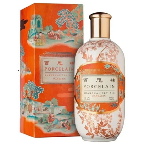 Porcelain Mandarin Dry Gin 43% 0,7L.webp