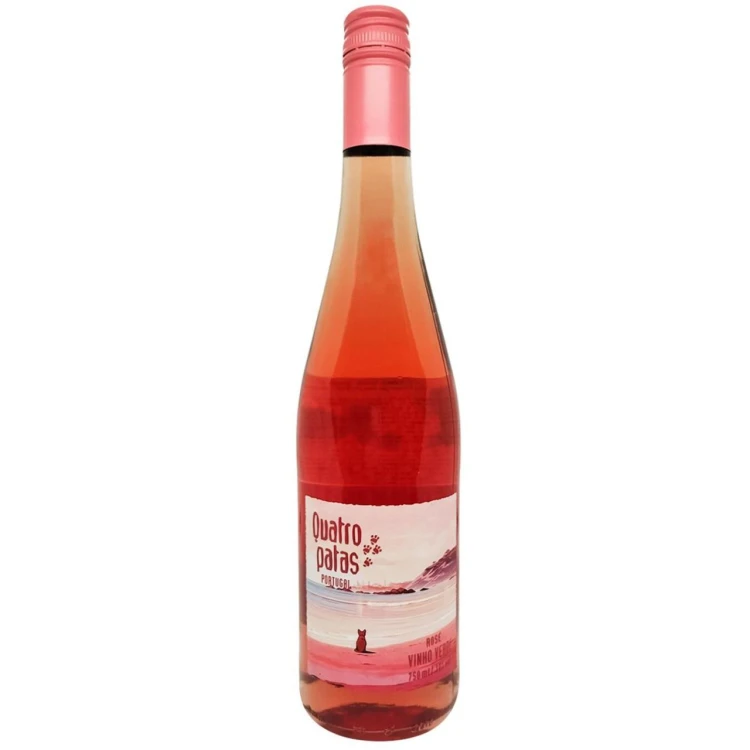 Quatro Patas Vinho Verde Rose 10% 0,75L.jpg