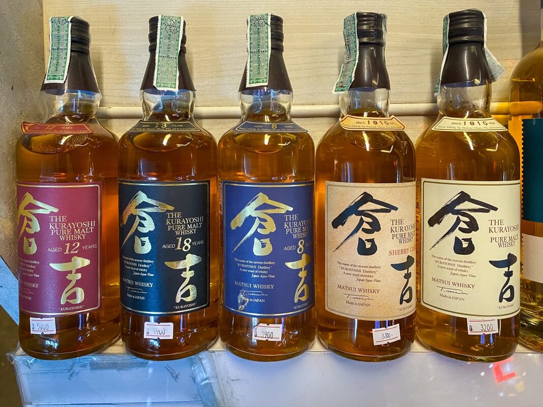 Japońskie rodzaje Whisky