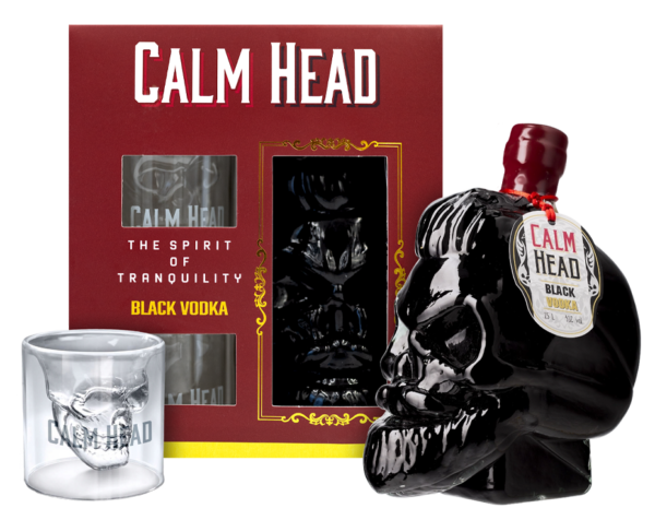 Calm Head Black 40% 0,7L + Kieliszki