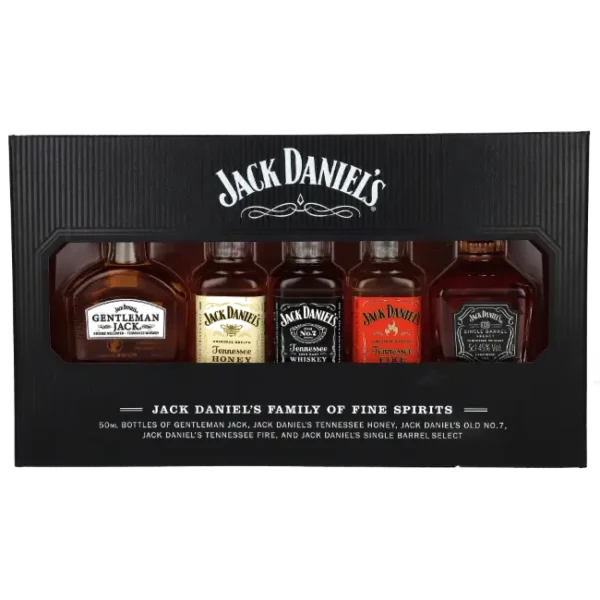 JACK DANIEL'S FAMILY MINI PACK 5X 0,05L.webp