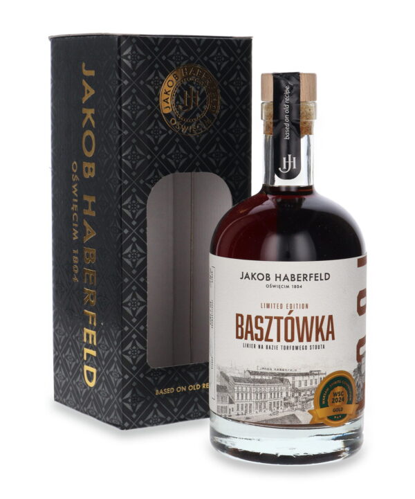 Jakob Haberfeld Basztówka 35% 0,5L.jpg Jakob Haberfeld Basztówka 35% 0,5L.jpg