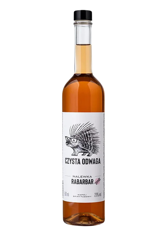 nalewka czysta odwaga rabarbar 20% 0,5l